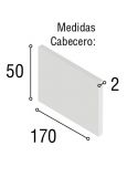 CABECERO EKO 170 CM BLANCO