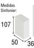 SINFONIER 5 CAJ DE 50 CM BLANCO